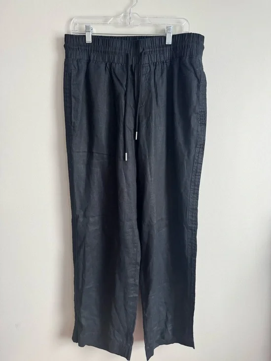 Quince 100% European Linen
Wide Leg Pants Black L nwt - Picture 4 of 8